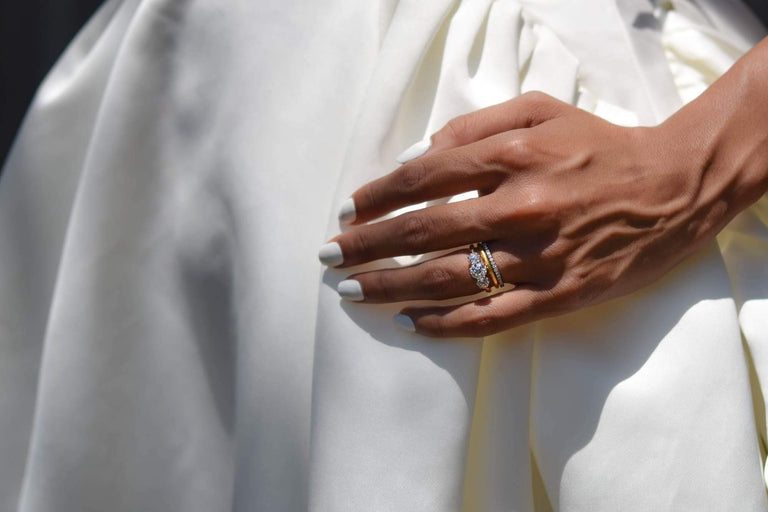 Victorian 1.76 Carat Three-Stone Diamond Ring