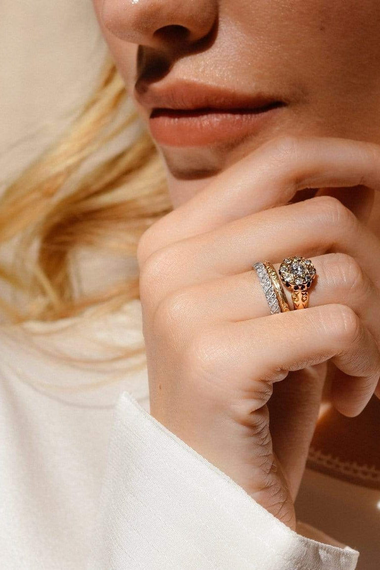 Victorian .33 Carat Old European Diamond Engagement Ring, England