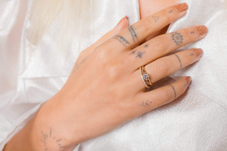 Victorian .73 Carat Old European Cut Gold Solitaire