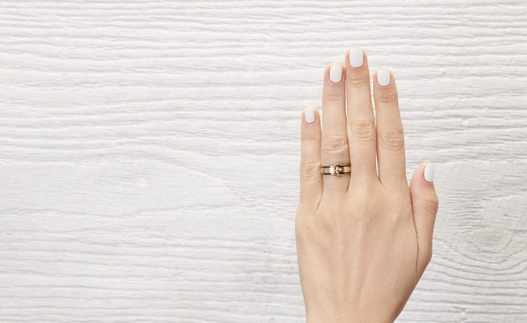 Victorian Buckle Mourning Ring