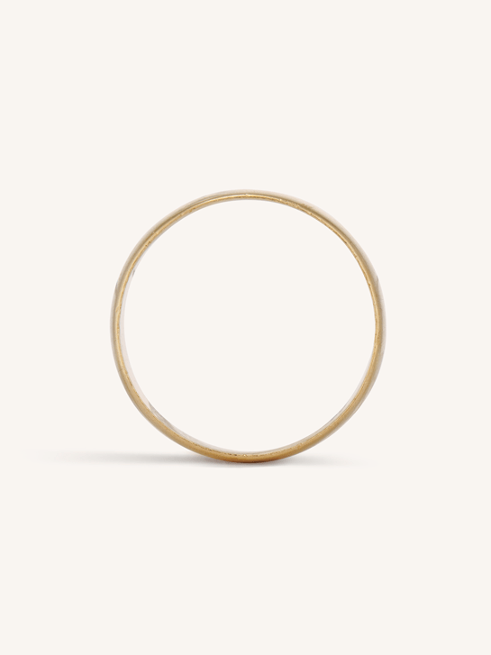 Victorian Classic Wide 22k Wedding Band, English Size 7