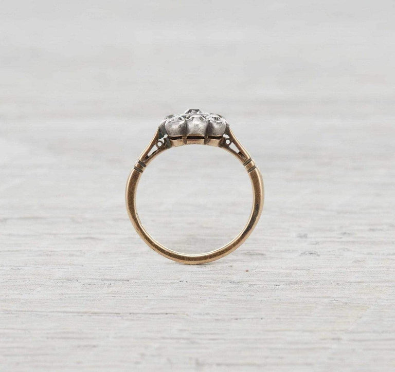 Victorian Cluster Engagement Ring