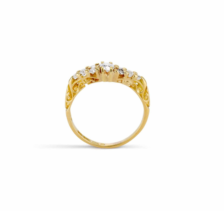 Victorian Diamond & Gold Ring, England