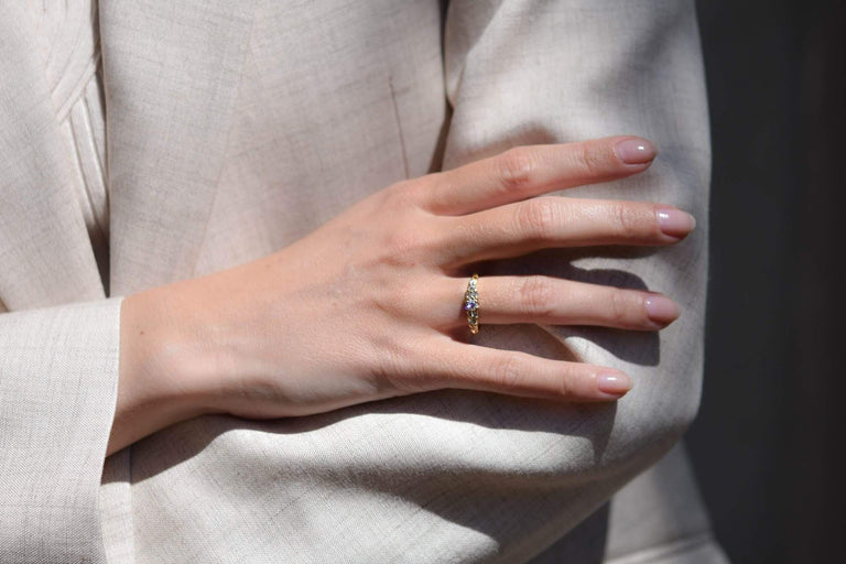 Victorian Diamond & Gold Ring, England