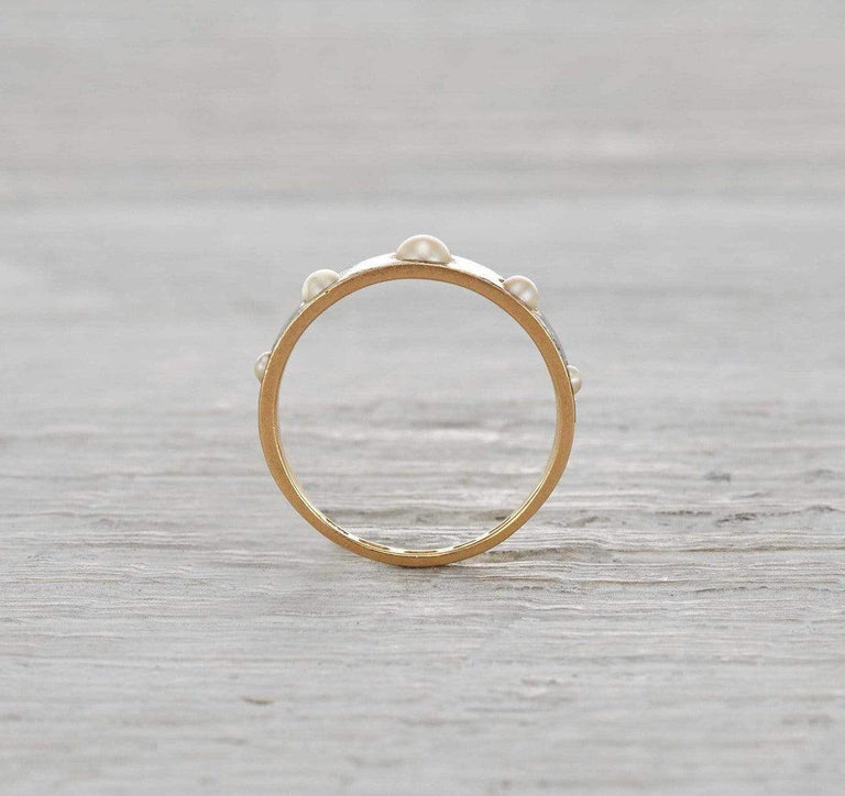 Victorian Enamel Mourning Ring