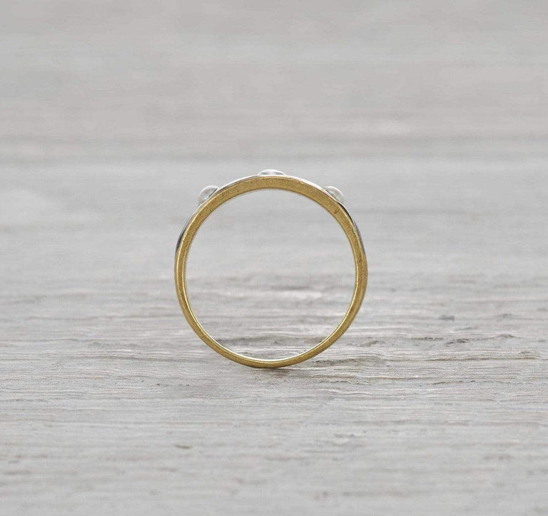 Victorian Enamel Mourning Ring