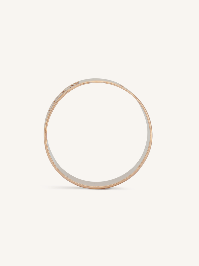 Victorian Engraved Rose Gold Antique Band