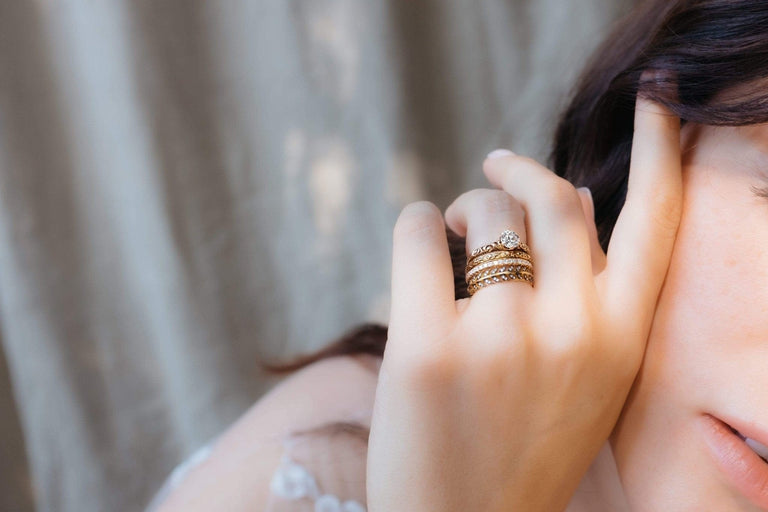 Victorian Old European Cut Diamond Solitaire Engagement Ring