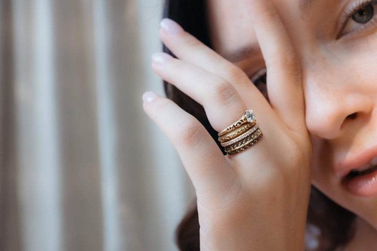 Victorian Old European Cut Diamond Solitaire Engagement Ring