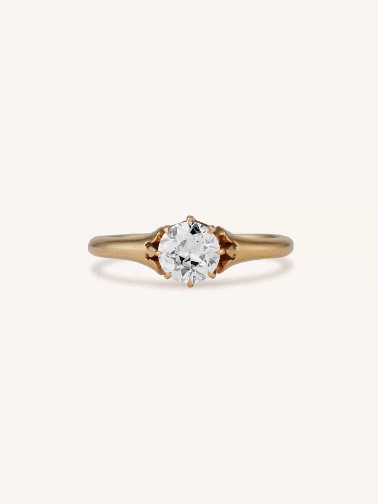 Victorian Old European Cut Diamond Solitaire Ring