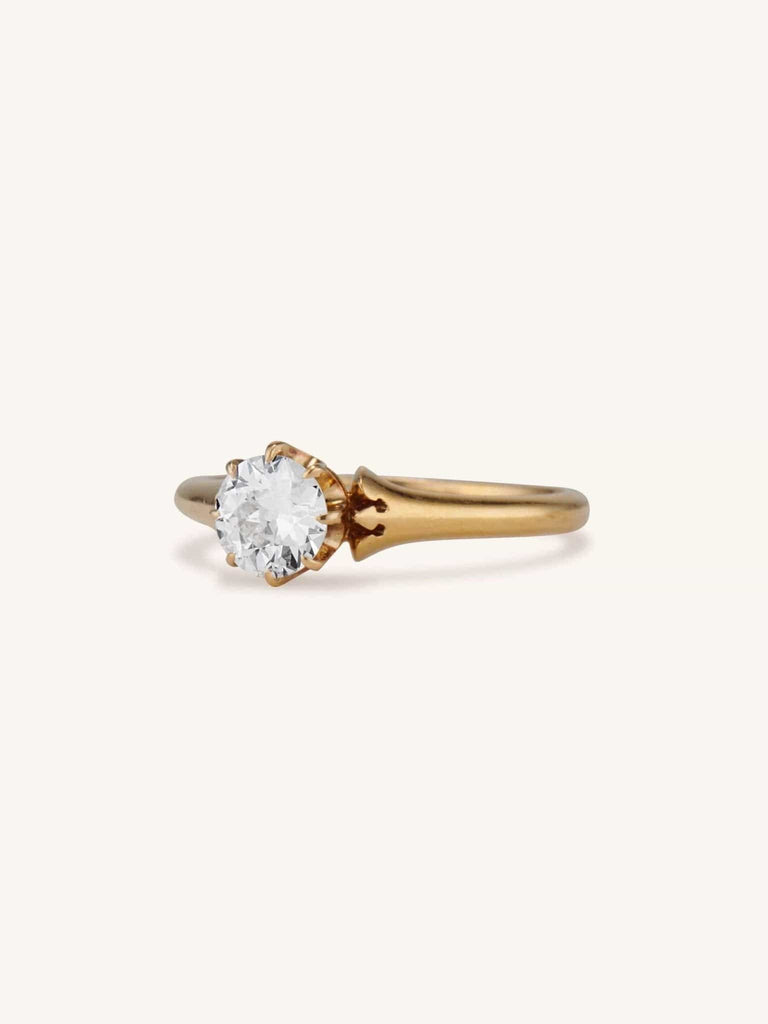 Victorian Old European Cut Diamond Solitaire Ring