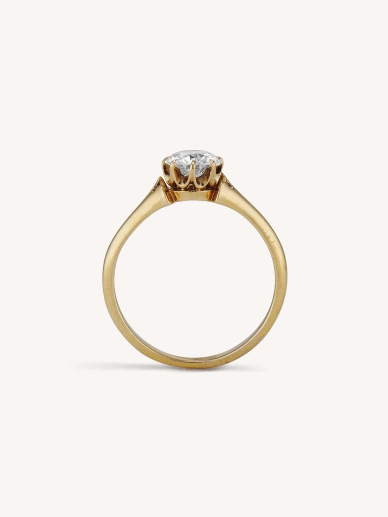 Victorian Old European Cut Diamond Solitaire Ring