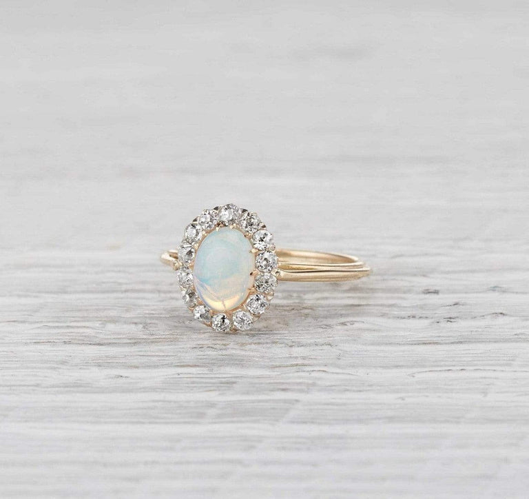 Victorian Opal Cluster Ring