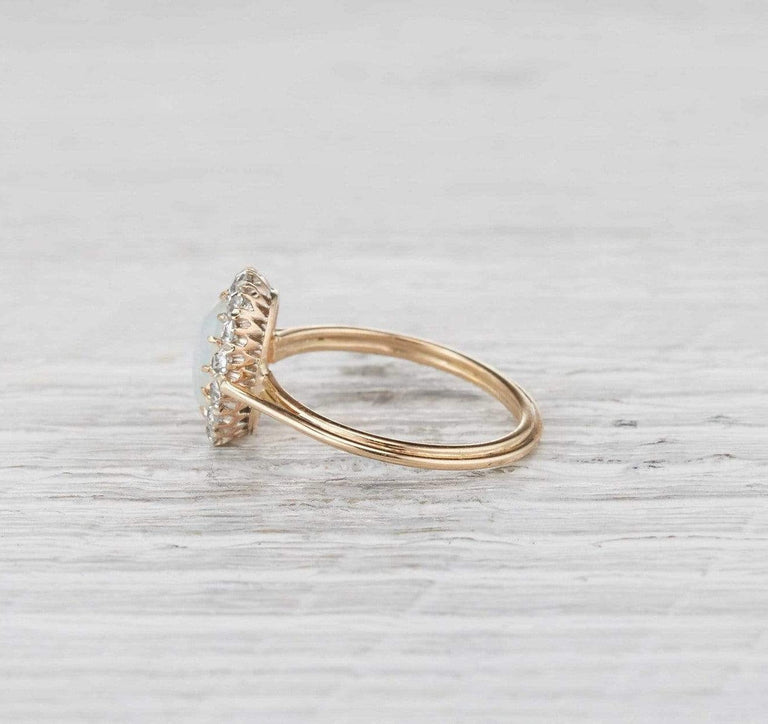 Victorian Opal Cluster Ring