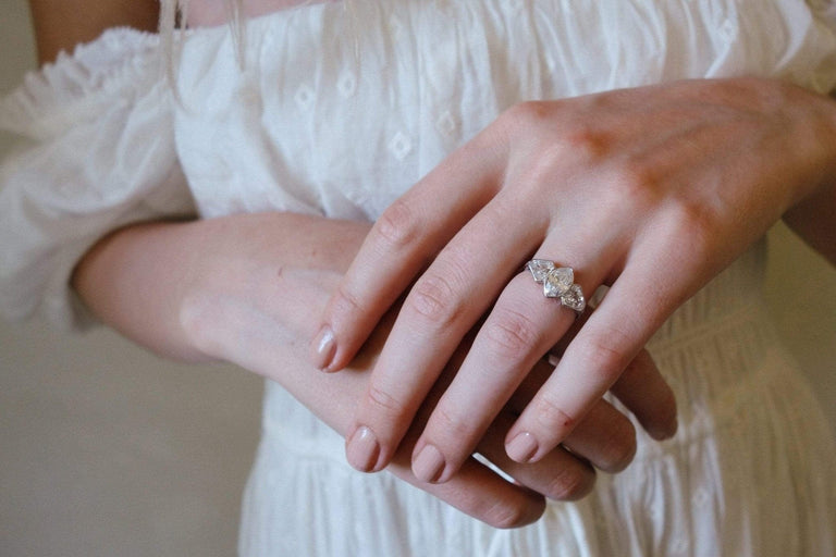 1.15 CARAT ART DECO MARQUISE-CUT DIAMOND RING