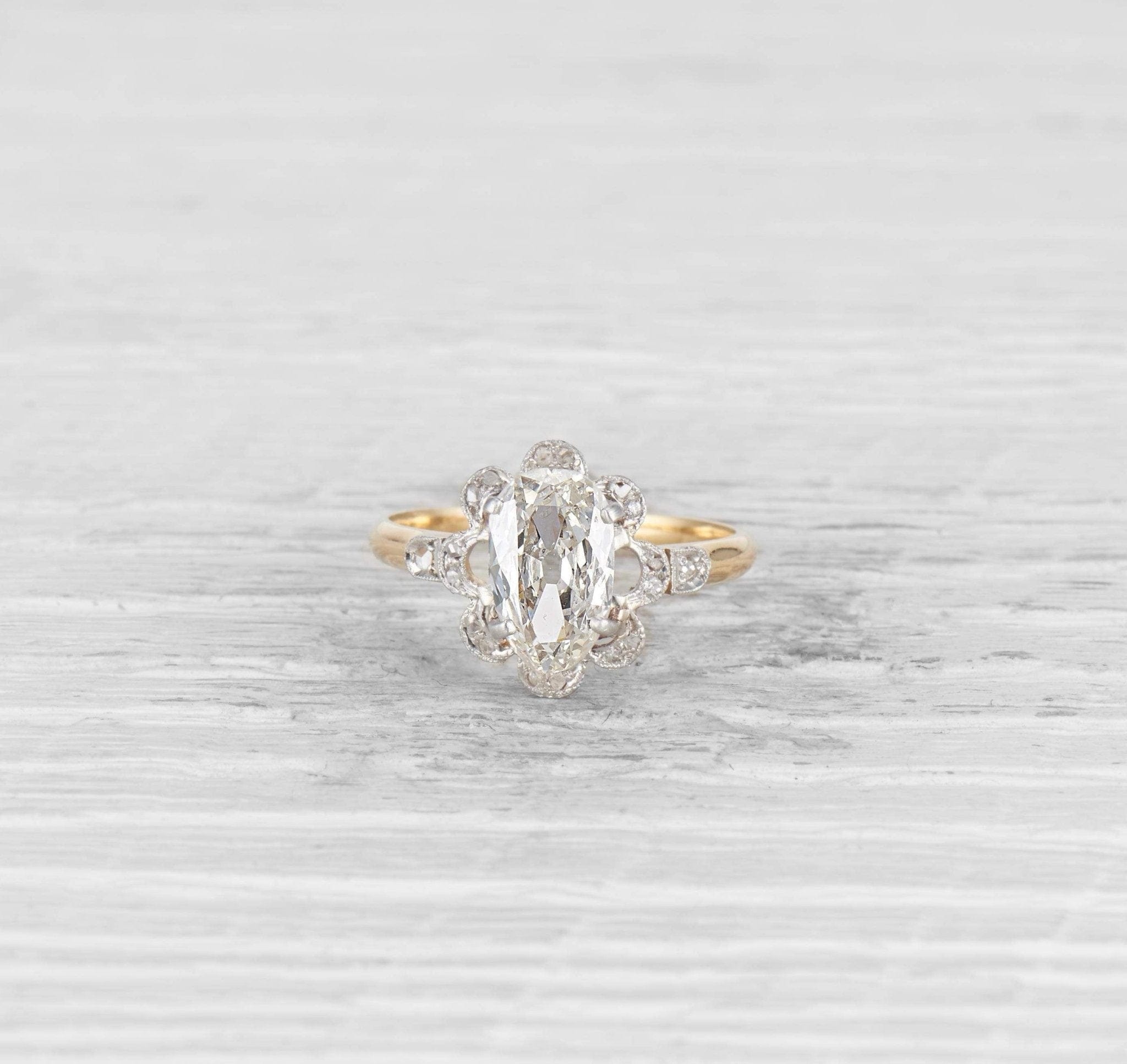 1.40 CARAT EDWARDIAN DIAMOND ENGAGEMENT RING – Erstwhile Jewelry