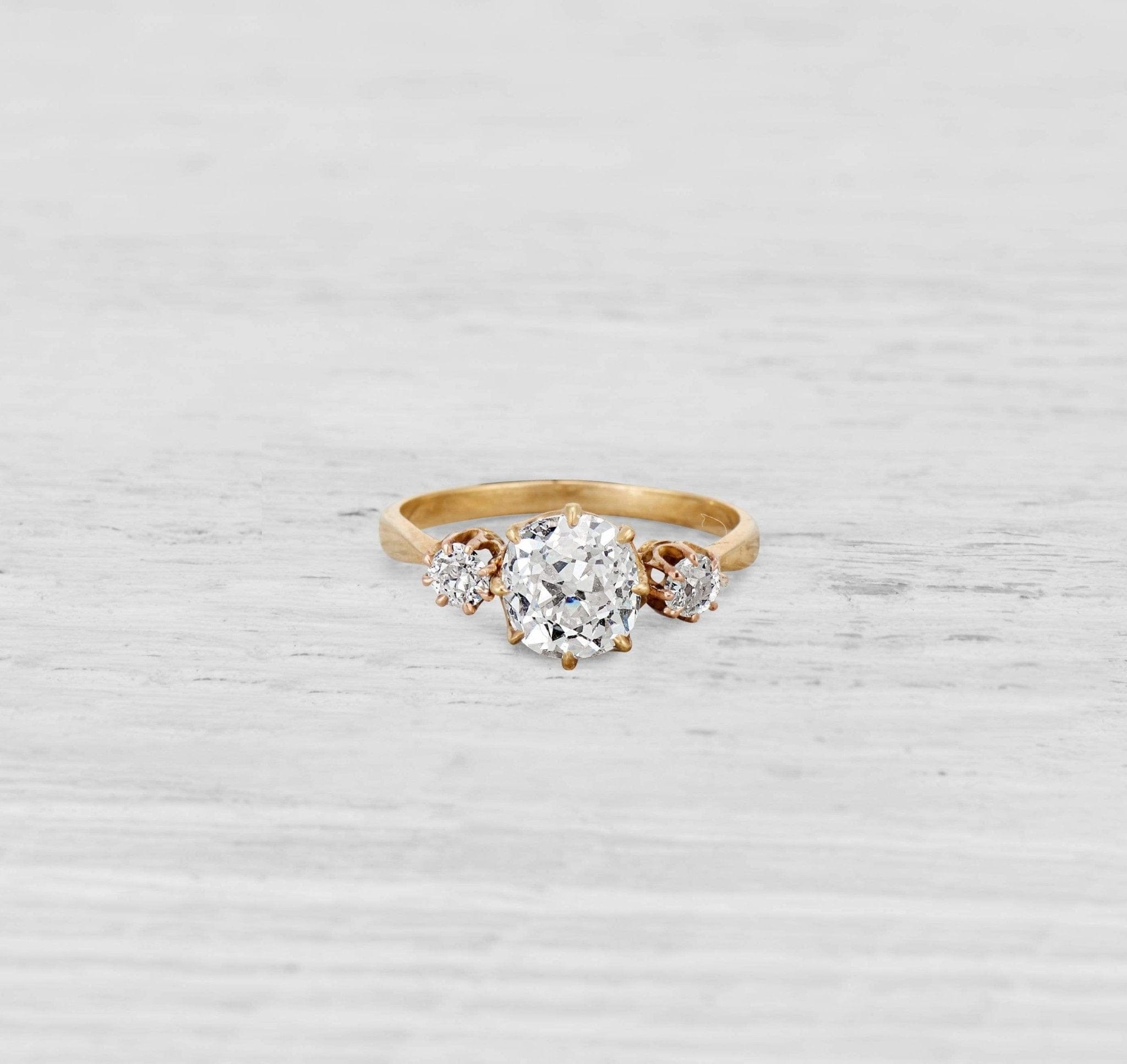 1.46 CARAT ANTIQUE DIAMOND ENGAGEMENT RING – Erstwhile Jewelry