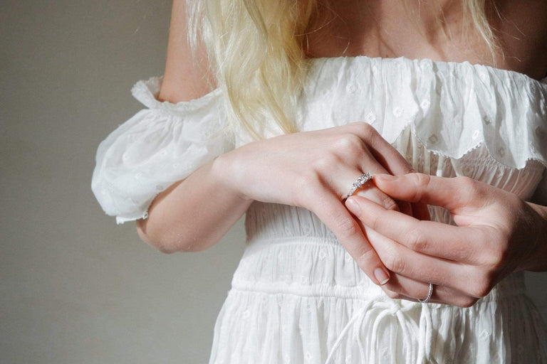 VINTAGE FRENCH-CUT DIAMOND ENGAGEMENT RING