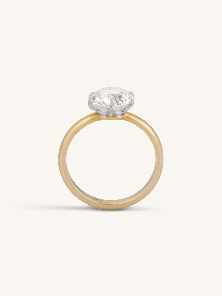 Vintage Iconic Tiffany & Co. 2.29 Old European Cut Diamond Solitaire