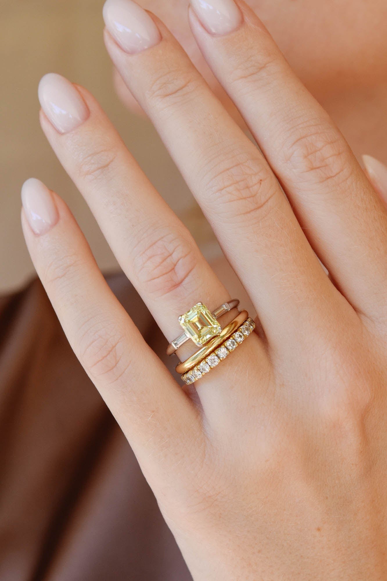 Emerald Cut Fancy Yellow Diamond Ring – Lindas of Kinsale