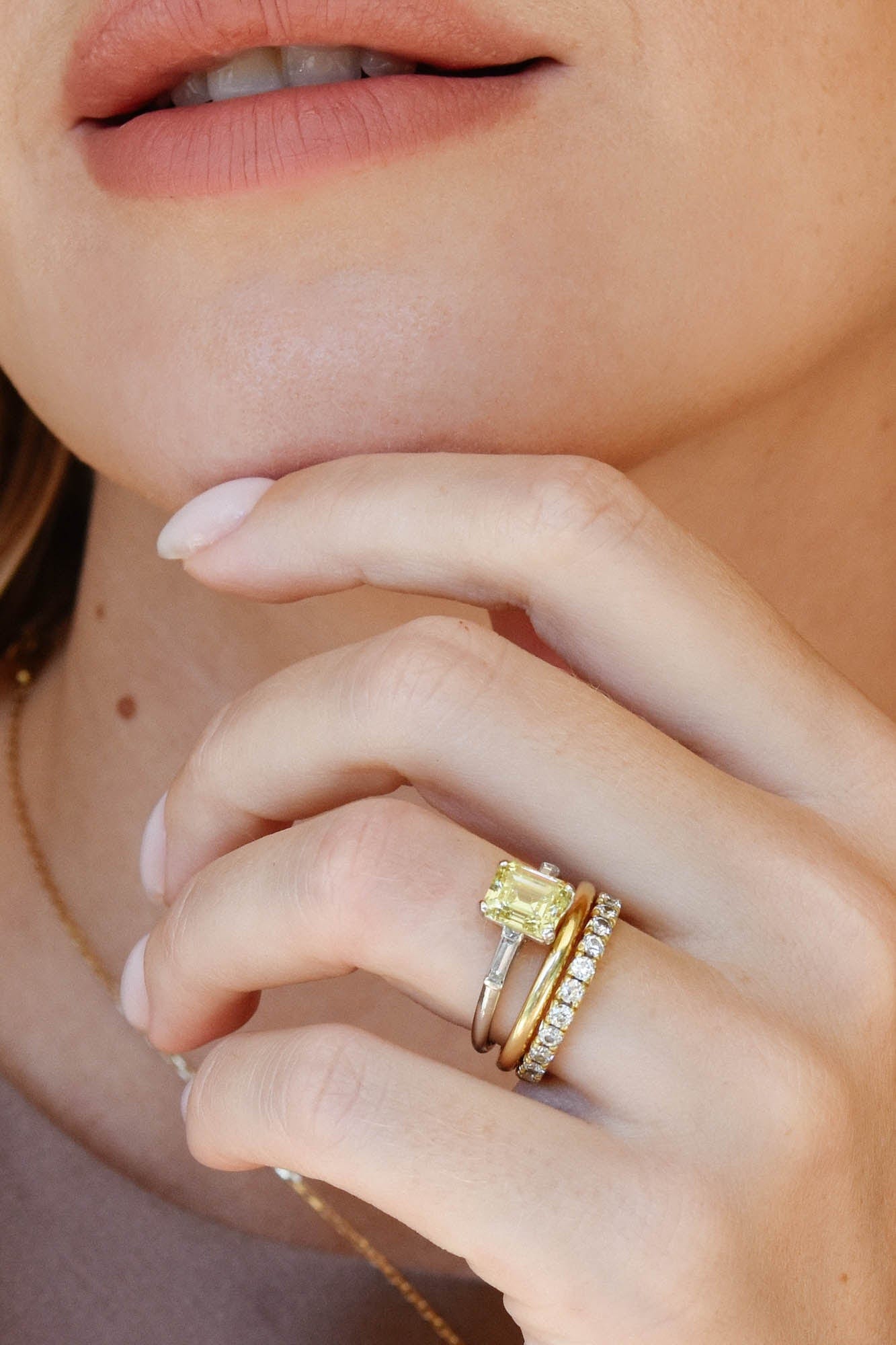 Art Deco 1920s Platinum 0.62ct Diamond Engagement Ring – Mayveda Jewelry