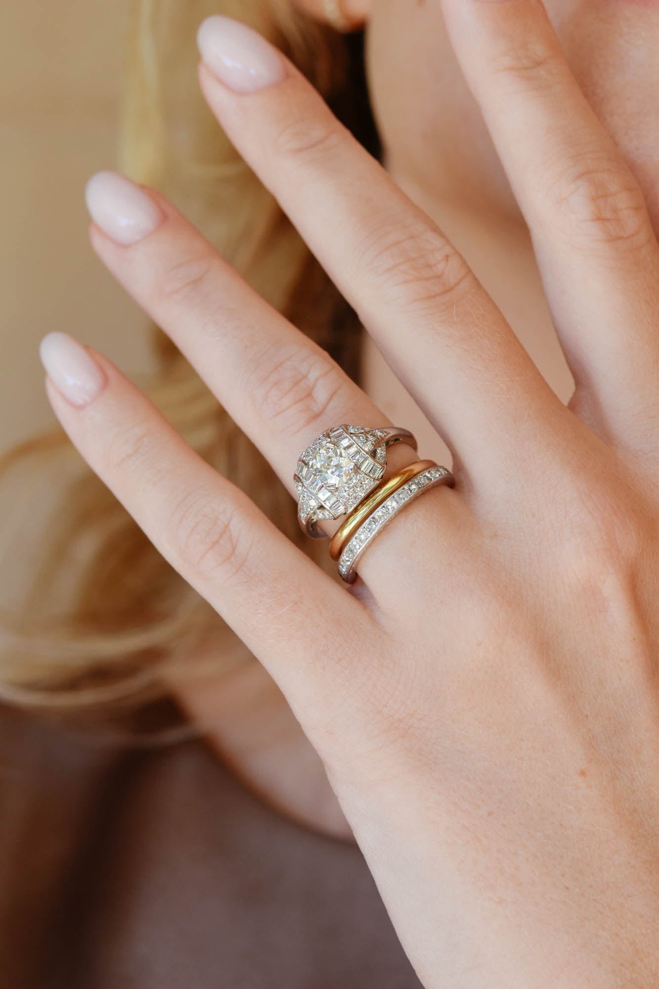 Circa 1920s Antique Old European Cut Diamond Solitaire Engagement Ring – Vintage  Diamond Ring