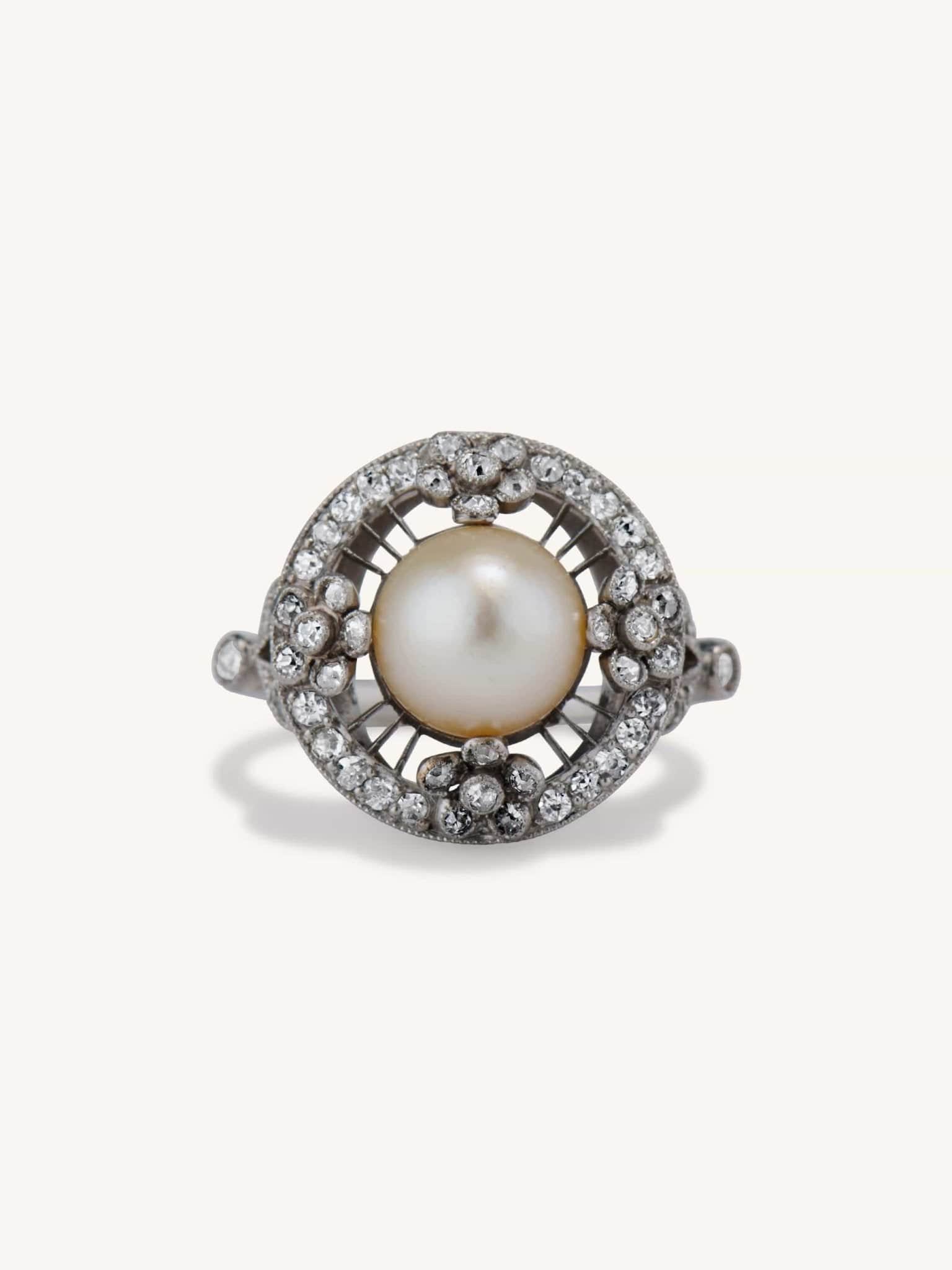 Saltwater on sale pearl ring