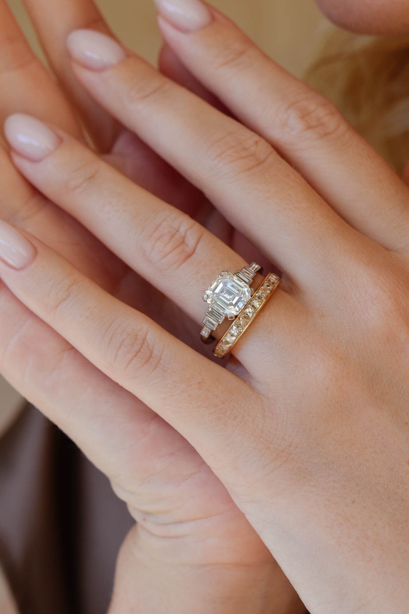 Mid Century 1.88 Carat Old Cut Diamond Engagement Ring, circa 1950 - Gatsby  Jewellery