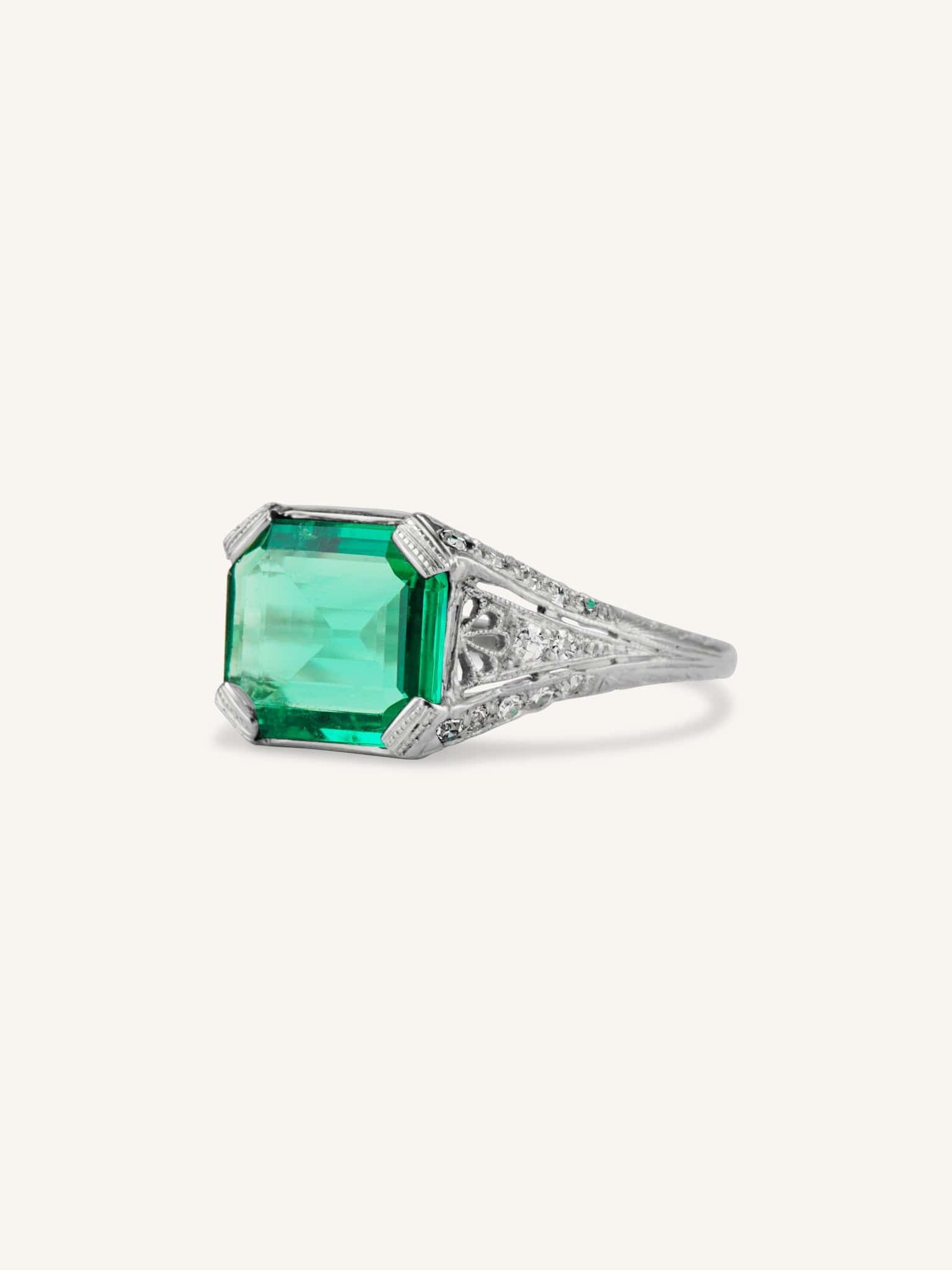 Tiffany & Co. Platinum Radiant Cut Diamond Ring 2.01ct G/IF | Rich Diamonds