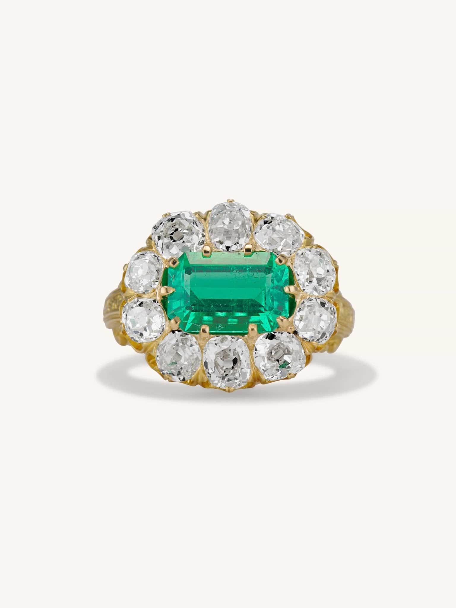 Vintage Emerald Engagement Ring, Rose Gold, Halo Engagement Ring, Rose Gold Engagement  Ring, Milgrain Engagement ring - Etsy.de | Vintage engagement rings,  Creative engagement rings, Emerald jewelry