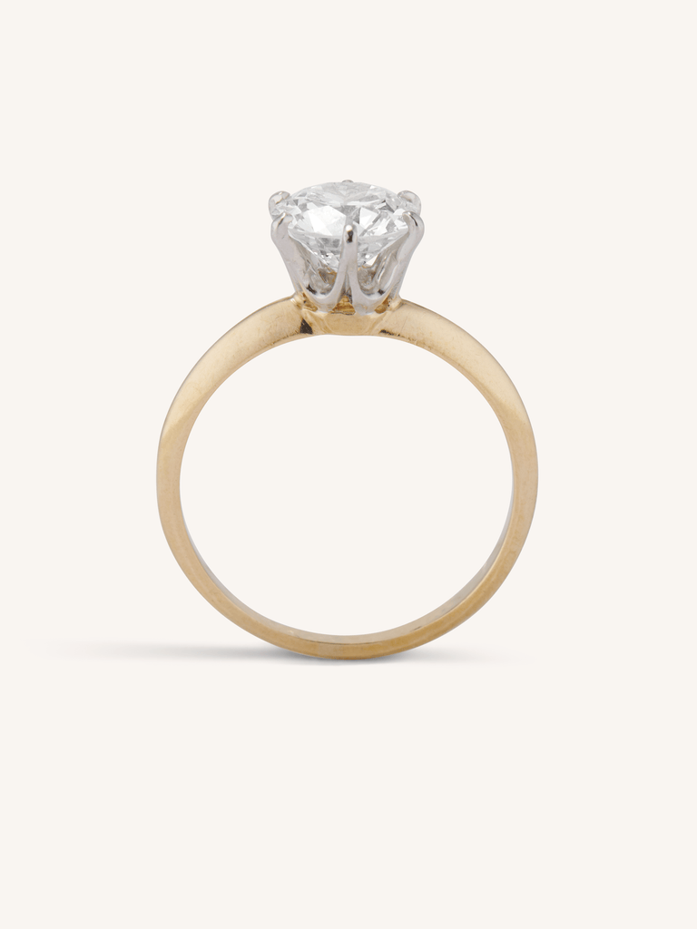 Tiffany & Co. Late Art Deco 1.45 Carat Old European Diamond Solitaire Ring