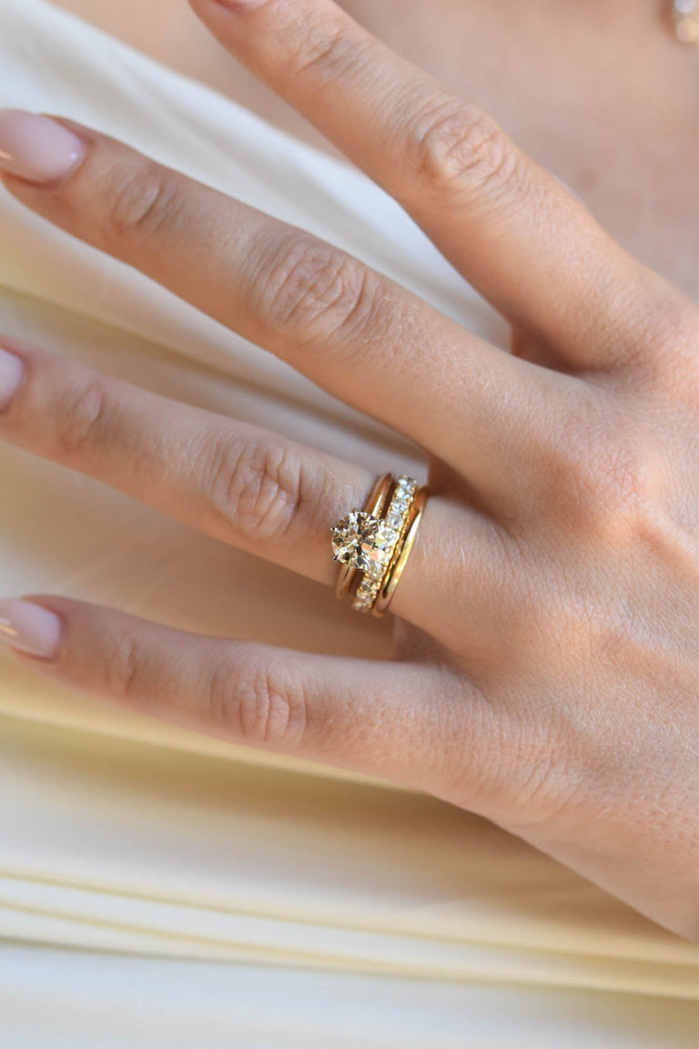 Tiffany & Co. Vintage 1.45 Carat Transitional Cut Diamond Solitaire Engagement Ring, Platinum & Gold