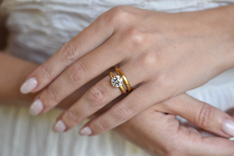 Tiffany & Co. 2.02 Carat Old European Cut Diamond Solitaire Vintage Engagement Ring