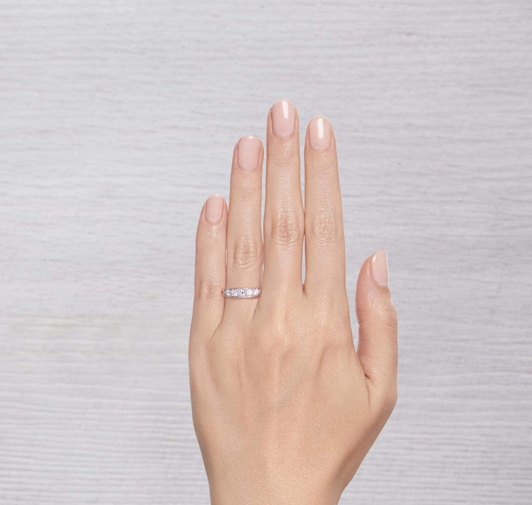 VINTAGE TIFFANY DIAMOND WEDDING BAND