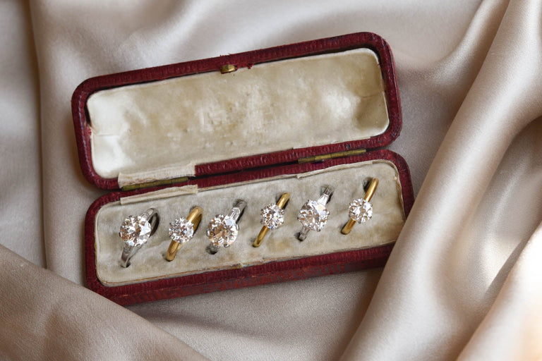 vintage Tiffany & co. engagement rings and wedding bands