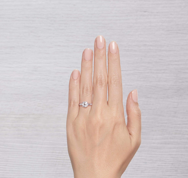 1.29 CARAT TIFFANY ART DECO DIAMOND ENGAGEMENT RING