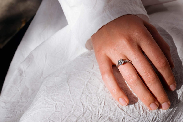 1.29 CARAT TIFFANY ART DECO DIAMOND ENGAGEMENT RING