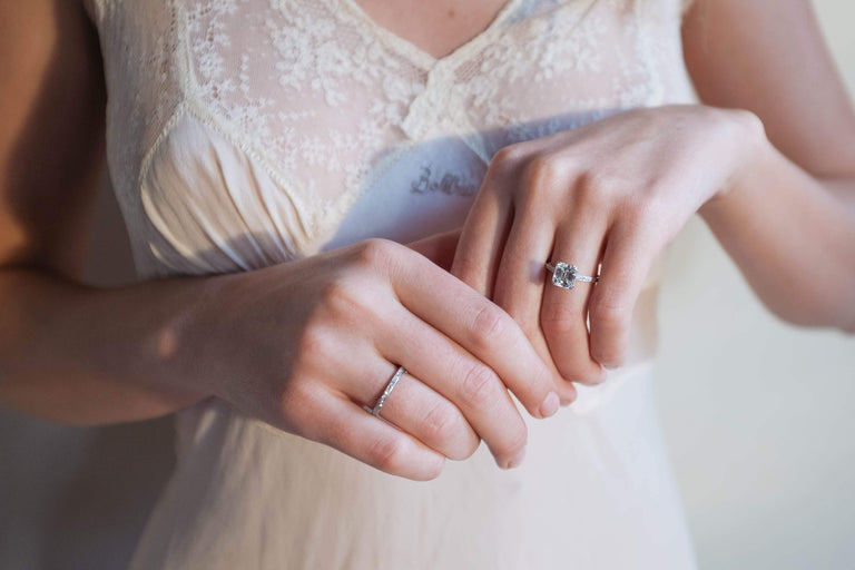 2.10 CARAT ART DECO DIAMOND ENGAGEMENT RING