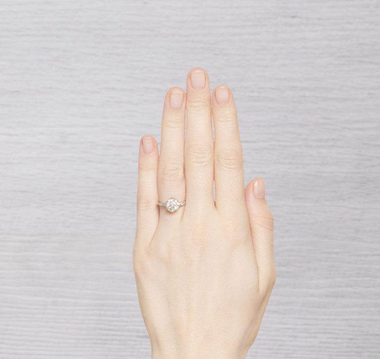 2.11 CARAT EDWARDIAN DIAMOND SOLITAIRE ENGAGEMENT RING