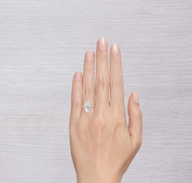 2.12 CARAT MARQUISE-CUT EDWARDIAN DIAMOND ENGAGEMENT RING