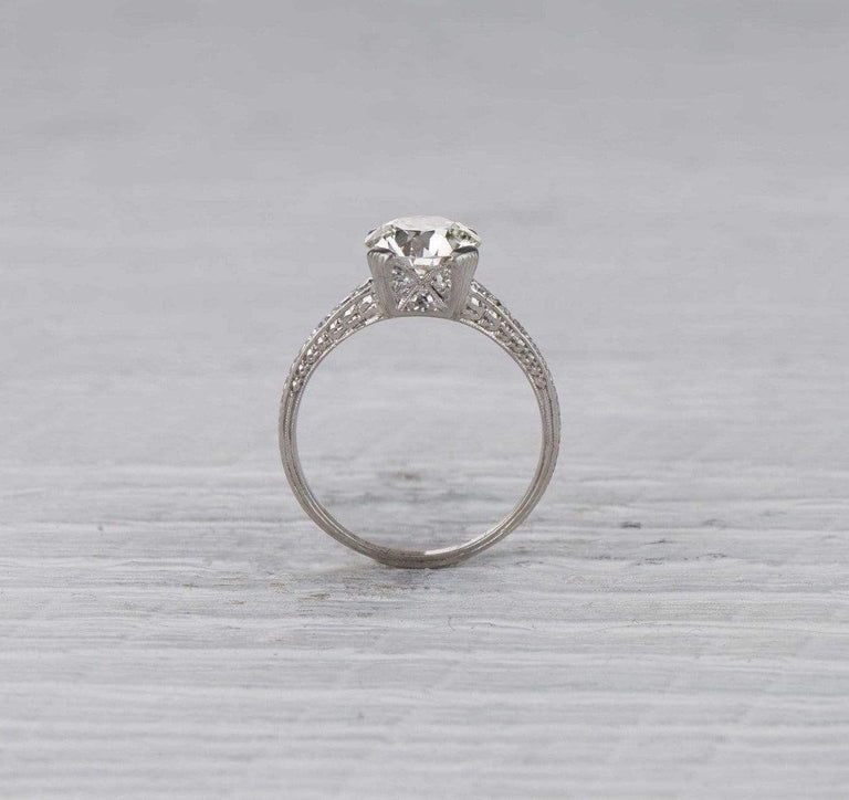 2.33 Carat Early Art Deco Engagement Ring