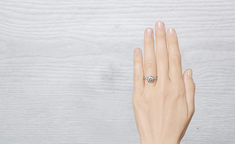 2.33 Carat Early Art Deco Engagement Ring