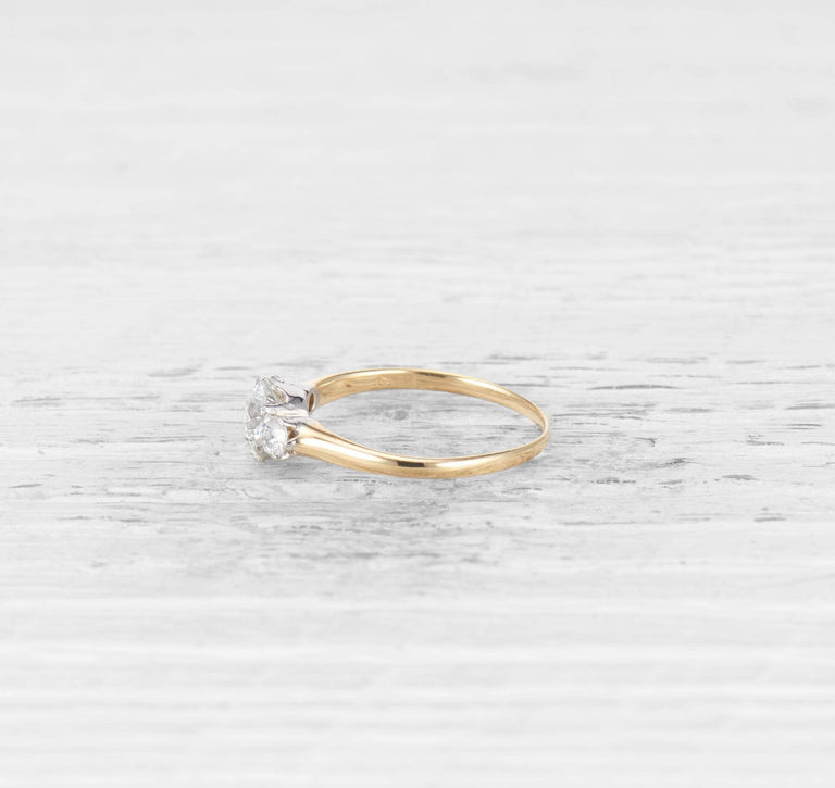 .59 CARAT ANTIQUE DIAMOND ENGAGEMENT RING