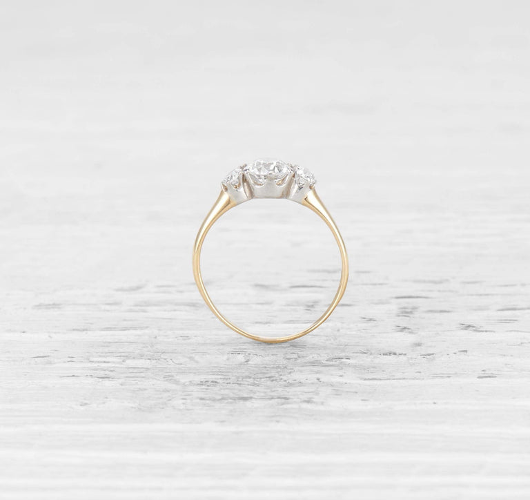 .59 CARAT ANTIQUE DIAMOND ENGAGEMENT RING