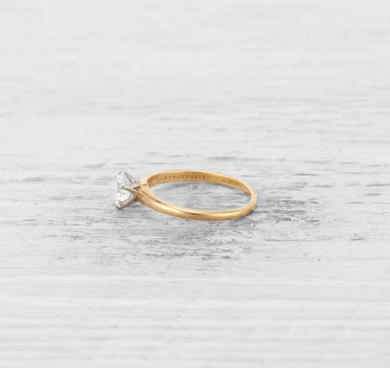 .59 CARAT TIFFANY & CO DIAMOND SOLITAIRE ENGAGEMENT RING