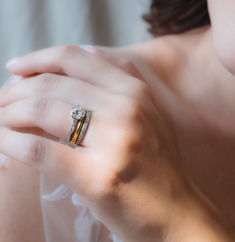 Art Deco 1.18 Carat Transitional Diamond and Platinum Solitaire Engagement Ring