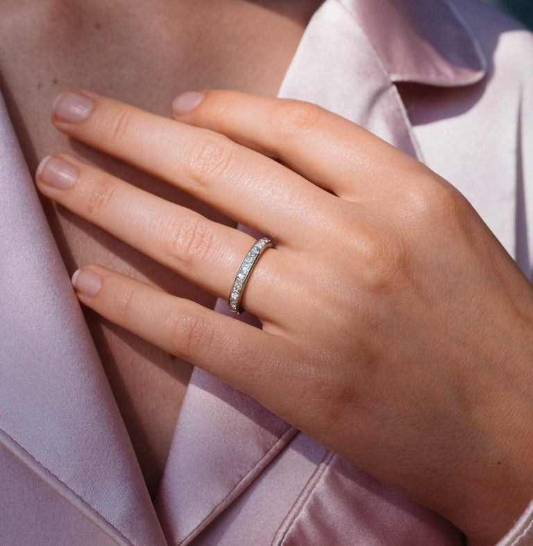 ART DECO TIFFANY & CO DIAMOND WEDDING BAND