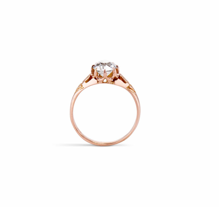 Victorian 1.05 Carat Old European Diamond Engagement Ring – Erstwhile ...