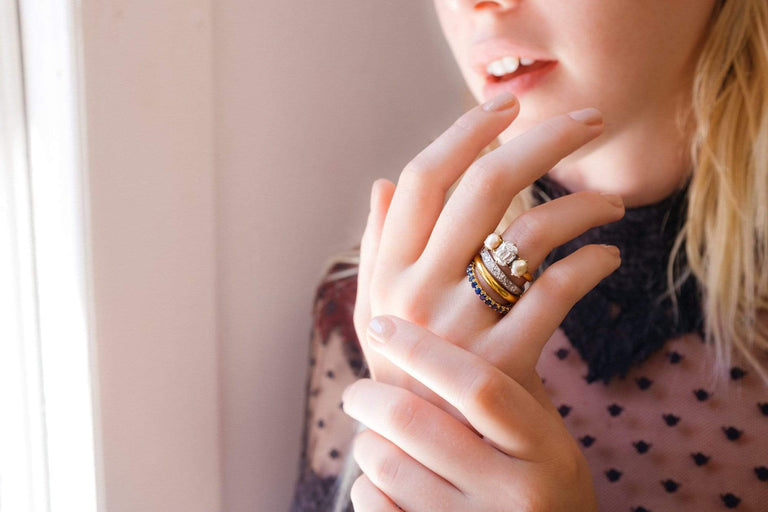 Late Victorian 2.03 Carat Old Mine Cushion Cut Diamond & Natural Pearl Ring