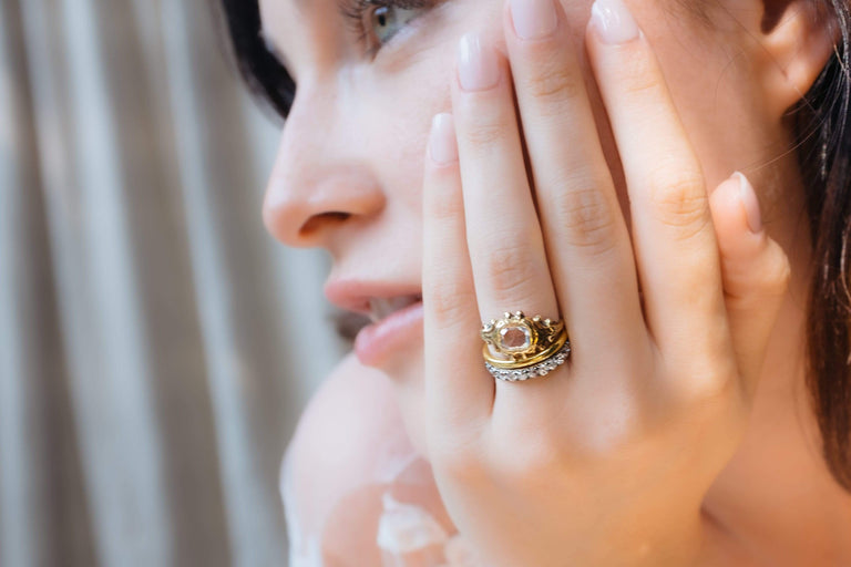 Victorian 1.00 Carat Cushion Rose Cut Diamond Solitaire Engagement Ring